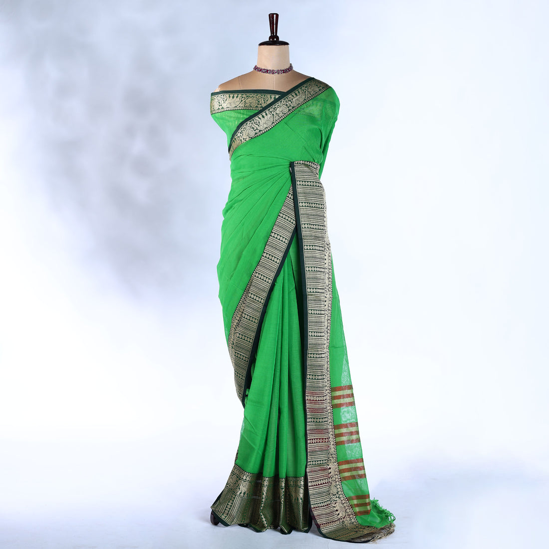 Mangalagiri Cotton Saree for Women | Festive Summer Collection | Jeyachandran - Full View