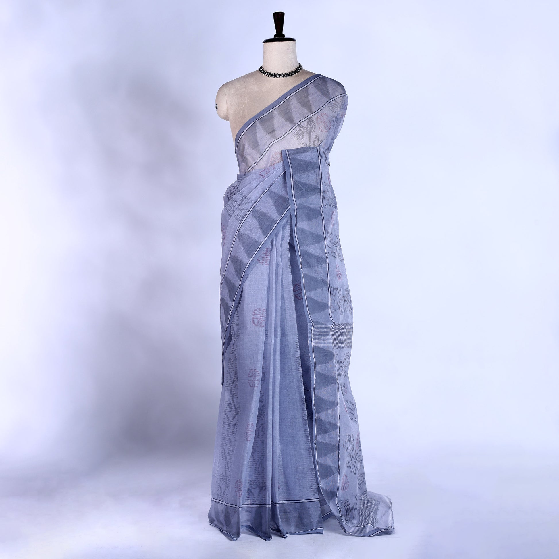 Bengal Cotton Saree For Women | Daily Office Wear Summer Collection | Jeyachandran - Full View