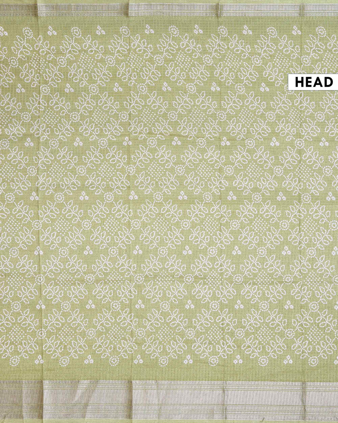 Elegant Dola Silk Saree with Intricate Floral Vine Weave and Zari Border - Green