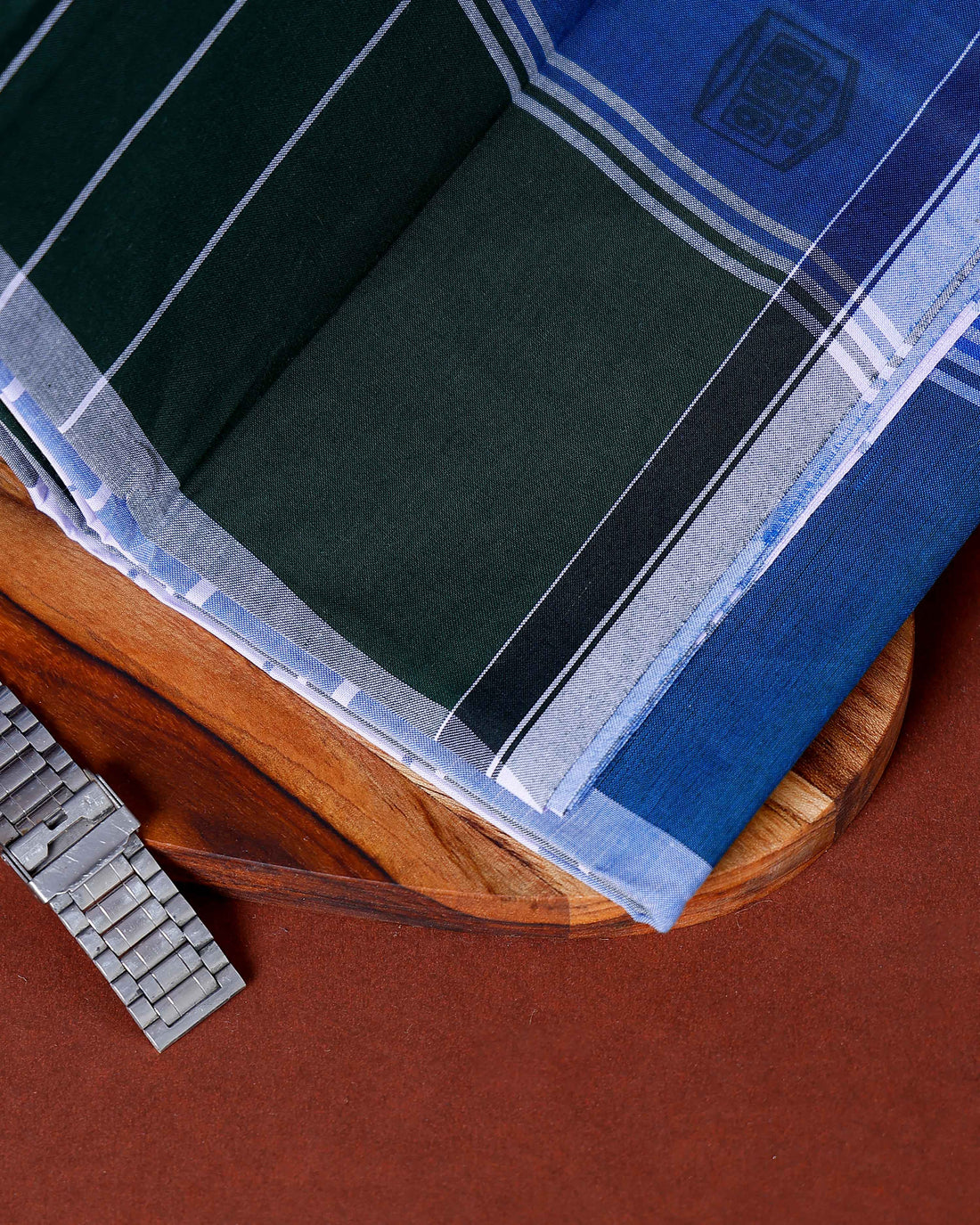 999 Brand Men's Premium Cotton Striped Lungi Stitched - Multi