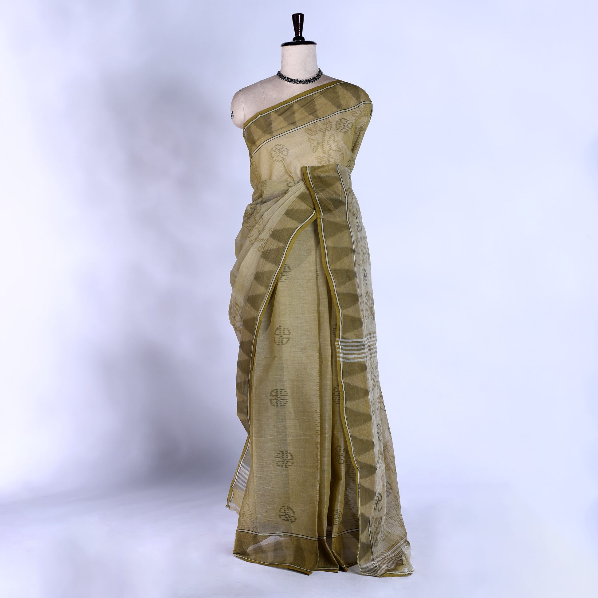 Bengal Cotton Saree For Women | Daily Office Wear Summer Collection | Jeyachandran - Full View