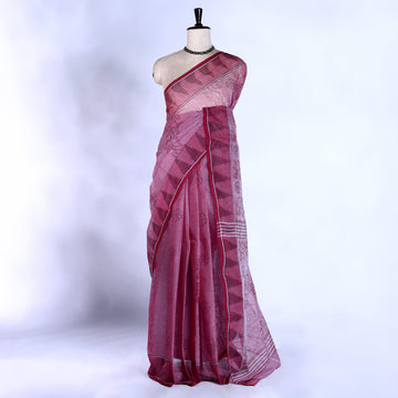 Bengal Cotton Saree For Women | Daily Office Wear Summer Collection | Jeyachandran - Full View
