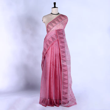 Bengal Cotton Saree For Women | Daily Office Wear Summer Collection | Jeyachandran - Full View