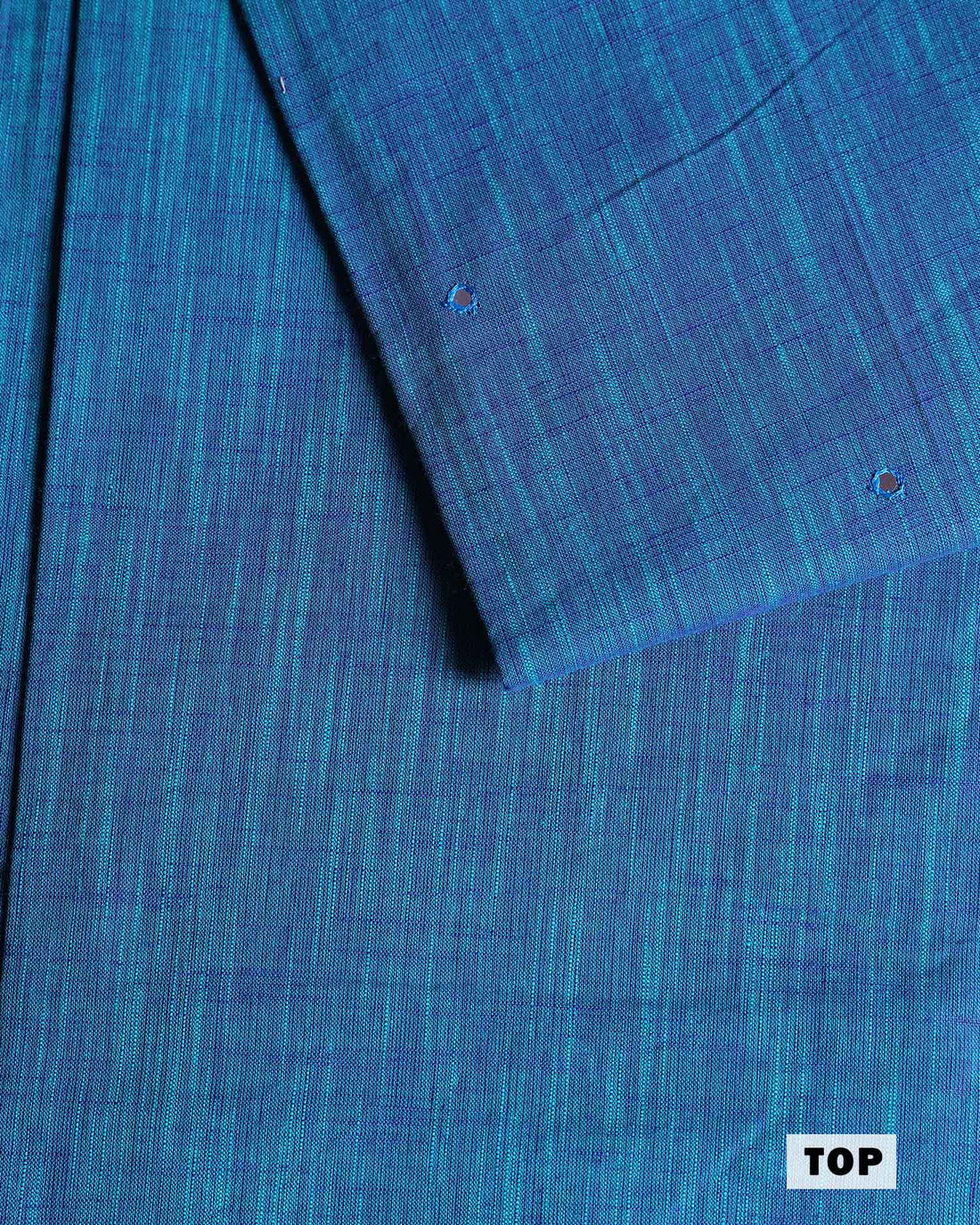 Women’s Unstitched Salwar Suit Material Set with Ethnic Elephant Motif Top 2.5 Mtr Traditional Kalamkari Inspired Printed Dupatta 2.25 Mtr and Coordinated Bottom 2 Mtr - Blue