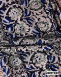 Women’s Unstitched Salwar Suit Material Set with Ethnic Elephant Motif Top 2.5 Mtr Traditional Kalamkari Inspired Printed Dupatta 2.25 Mtr and Coordinated Bottom 2 Mtr, Teal