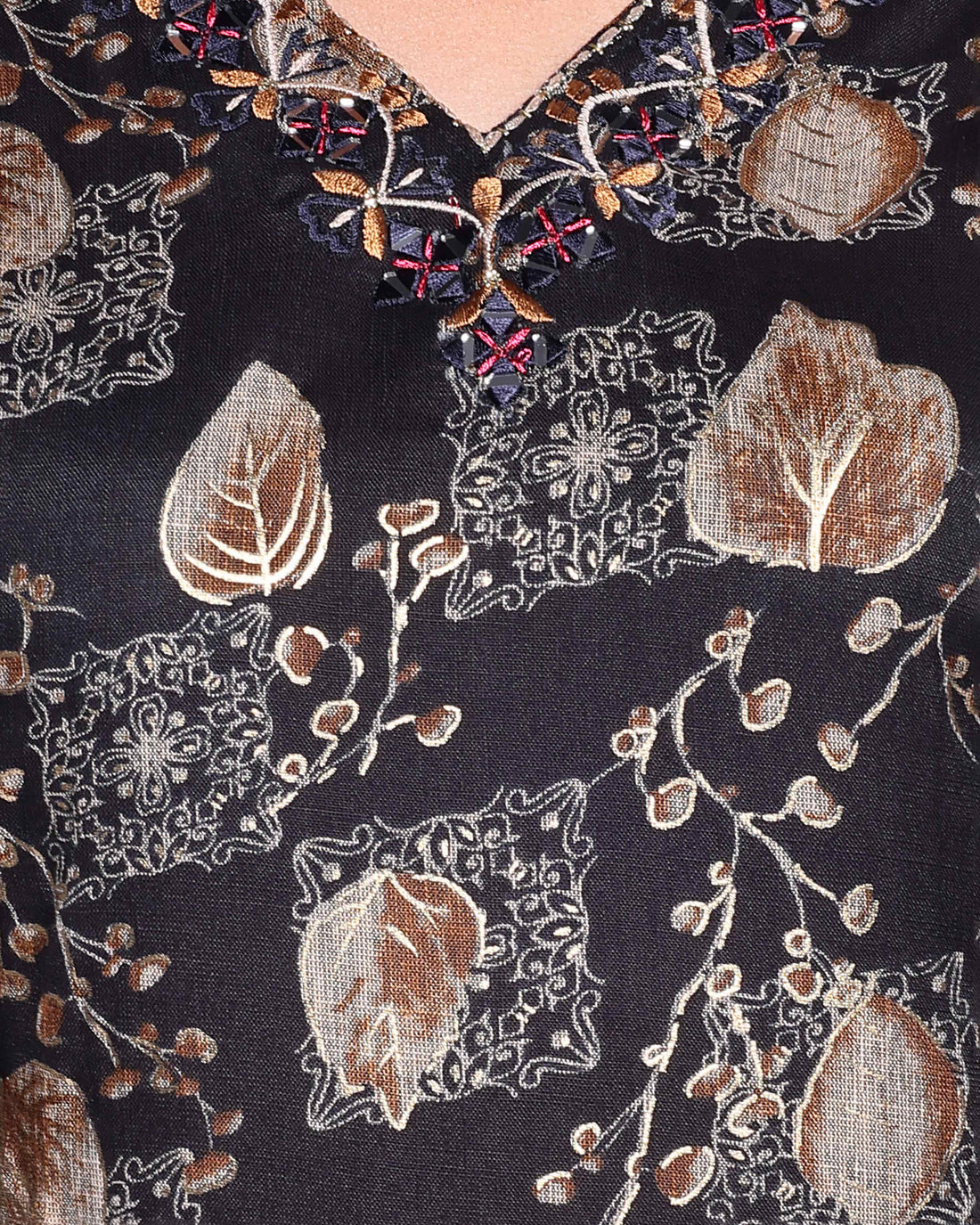 Black Colour Top & Palazzo Set