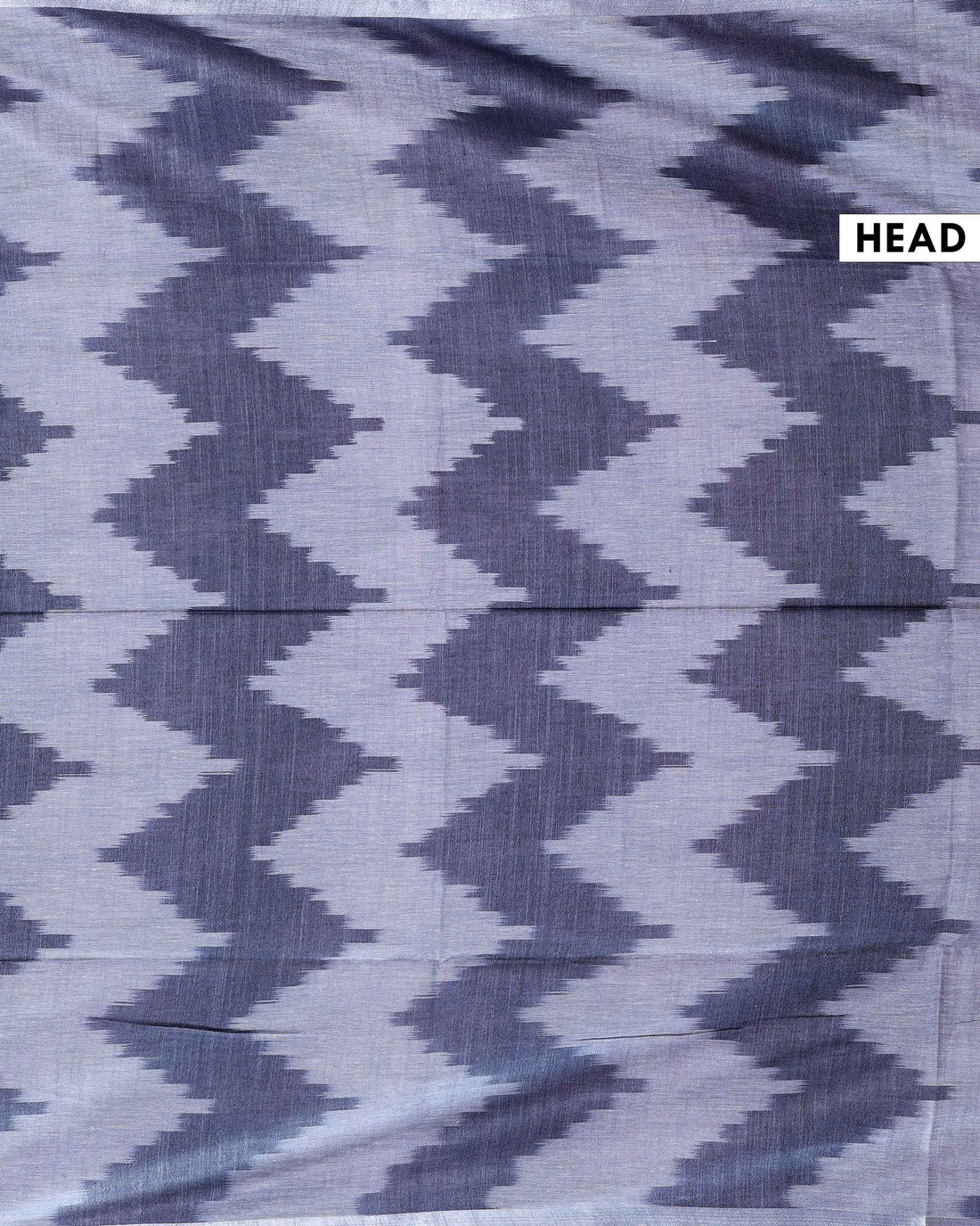 Elegant Linen Cotton Saree with Traditional Ikkat-Inspired Design - Grey