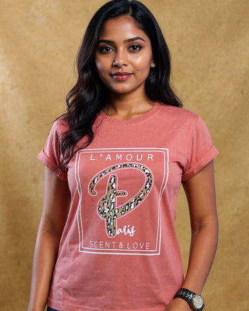 Women's  Graphic T-Shirt - Pink