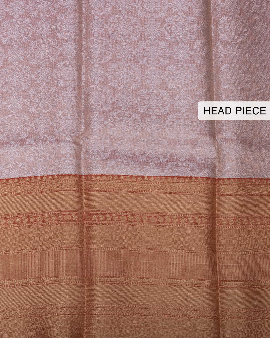 Ethnic Printed Design Tissue Saree - Pink