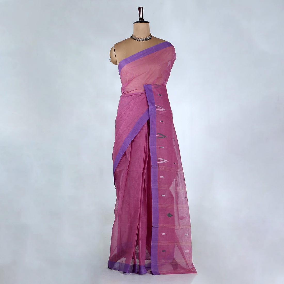 Bengal Cotton Saree For Women | Daily Office Wear Summer Collection | Jeyachandran - Full View