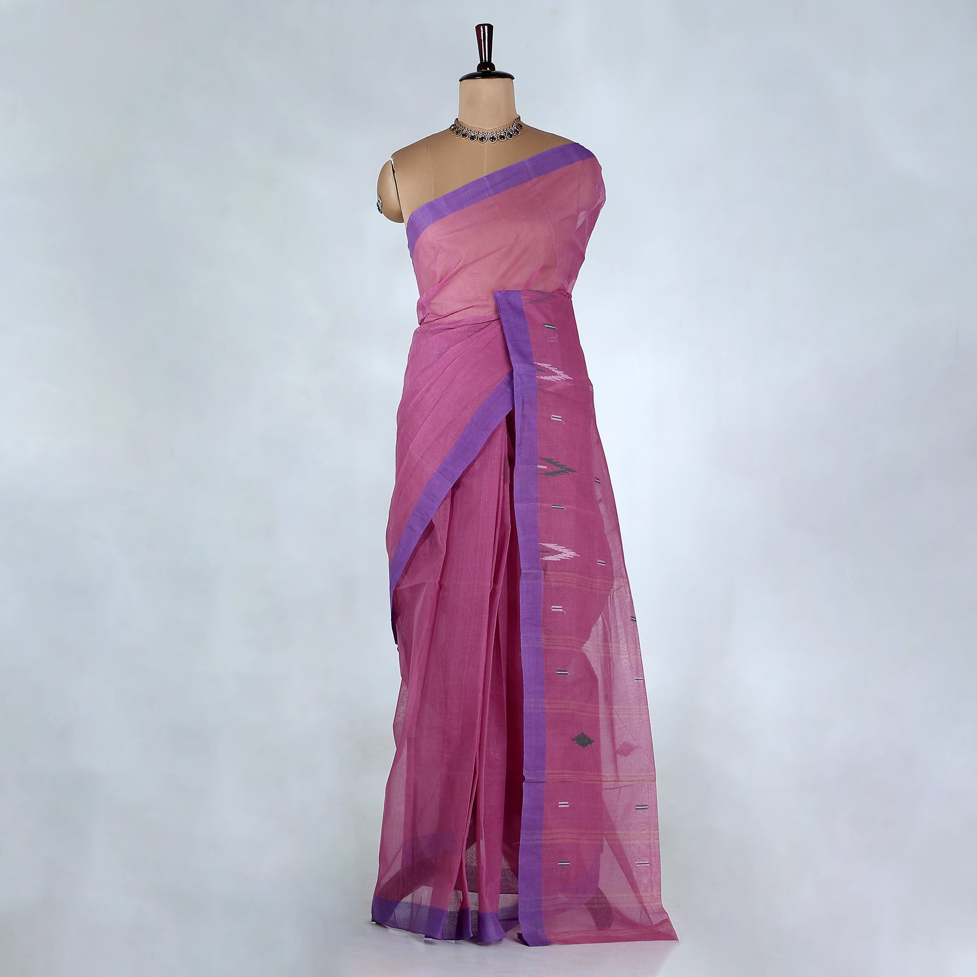 Bengal Cotton Saree For Women | Daily Office Wear Summer Collection | Jeyachandran - Full View