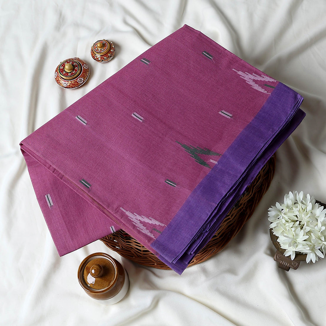 Bengal Cotton Saree For Women | Daily Office Wear Summer Collection | Jeyachandran - Full View