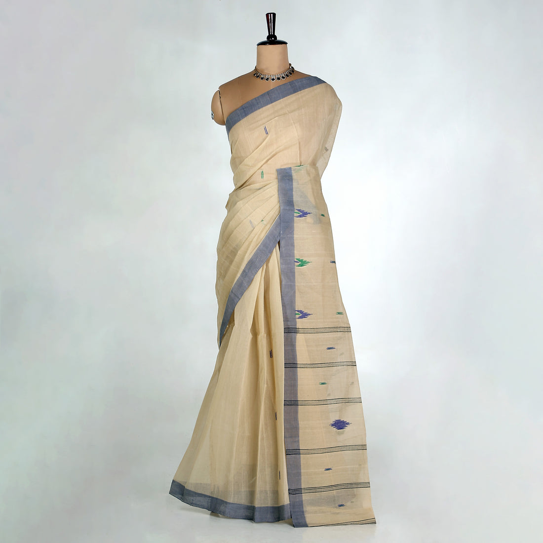 Bengal Cotton Saree For Women | Daily Office Wear Summer Collection | Jeyachandran - Full View