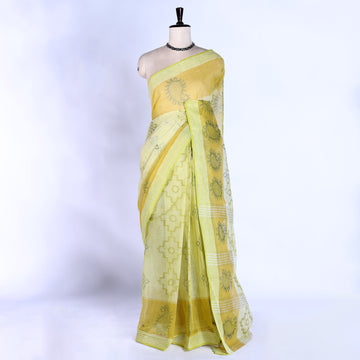 Bengal Cotton Saree For Women | Daily Office Wear Summer Collection | Jeyachandran - Full View