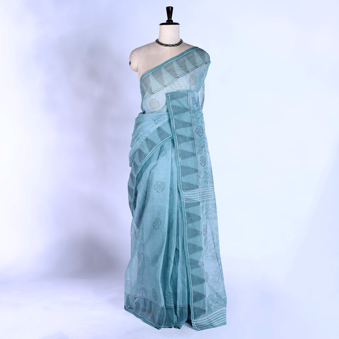 Bengal Cotton Saree For Women | Daily Office Wear Summer Collection | Jeyachandran - Full View