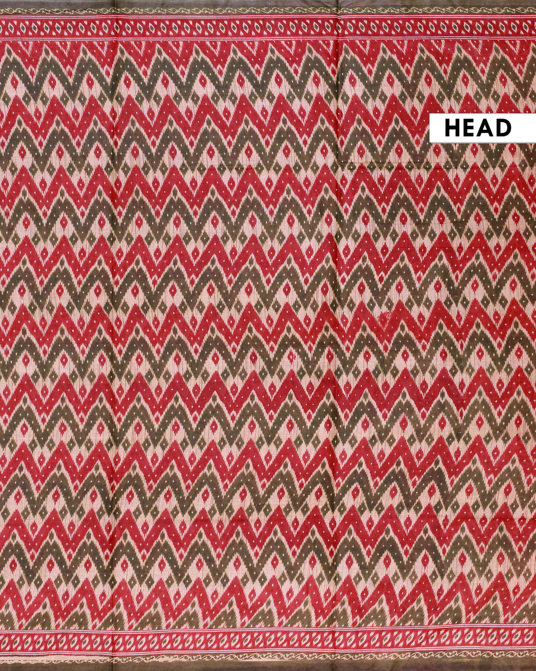 All-Over Floral Printed Voile Saree with Intricate Contrast Border – Multi