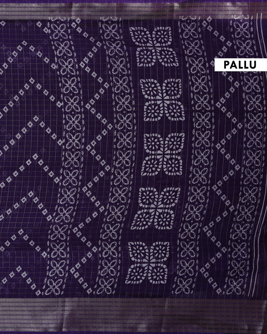 Elegant Dola Silk Saree with Bandhani Print Saree - Violet