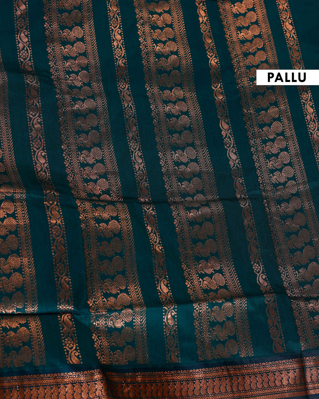 Traditional Handloom Kalyani Cotton Saree with Intricate Zari Border and Pallu - Yellow