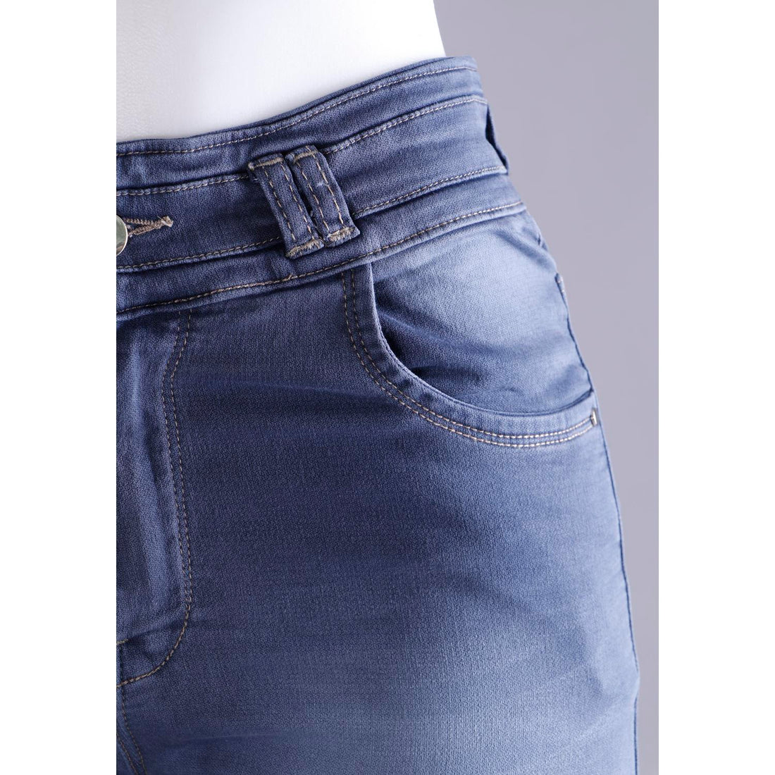 Women Grey Pencil Cut Jeans
