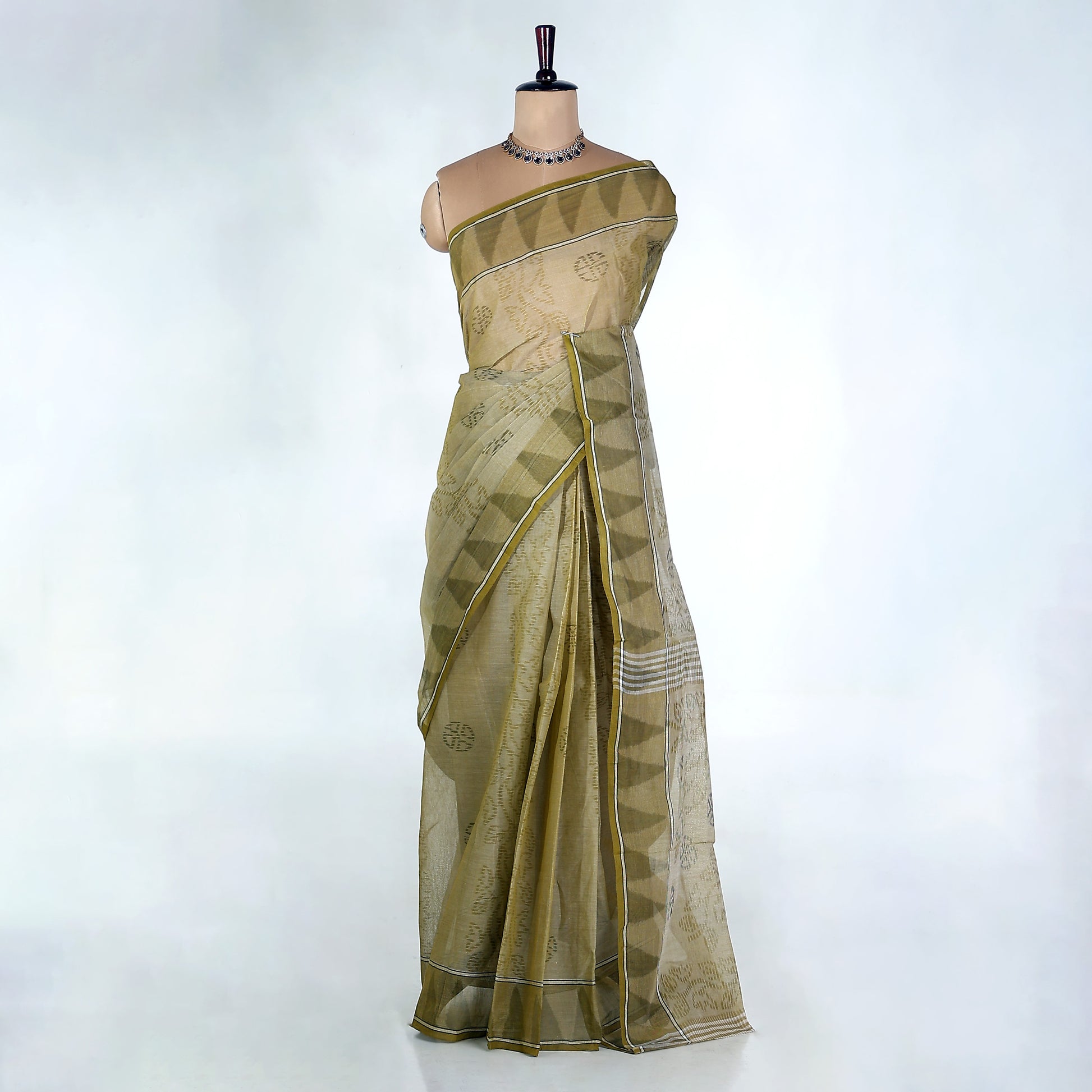 Bengal Cotton Saree For Women | Daily Office Wear Summer Collection | Jeyachandran - Full View