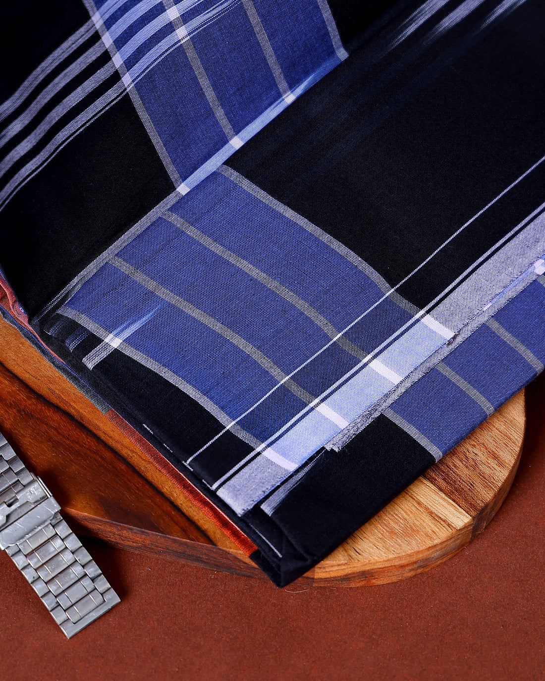 Kibs Brand Men's Premium Cotton Striped Lungi Stitched - Multi