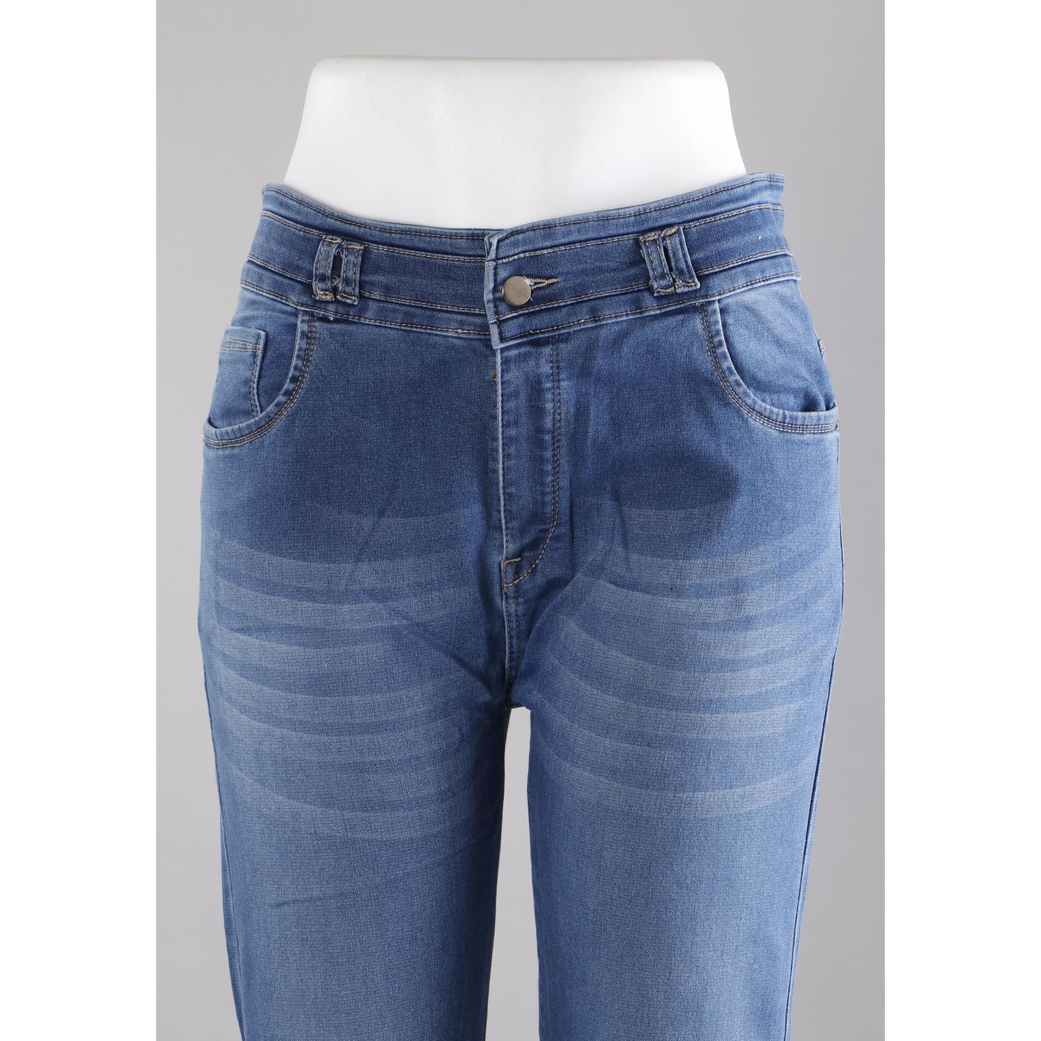Shop Women Blue Pencil Fit Jeans Online