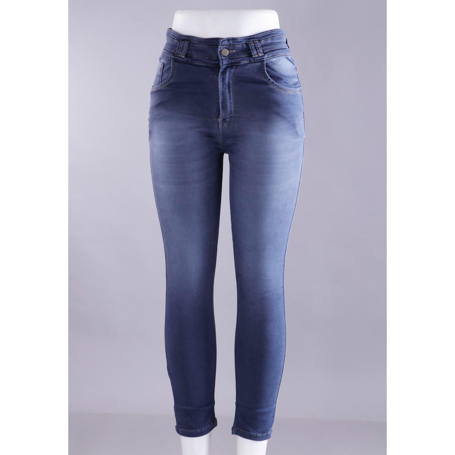 Women Grey Pencil Cut Jeans
