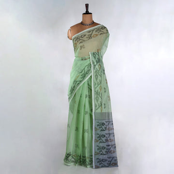 Bengal Cotton Saree For Women | Daily Office Wear Summer Collection | Jeyachandran - Full View