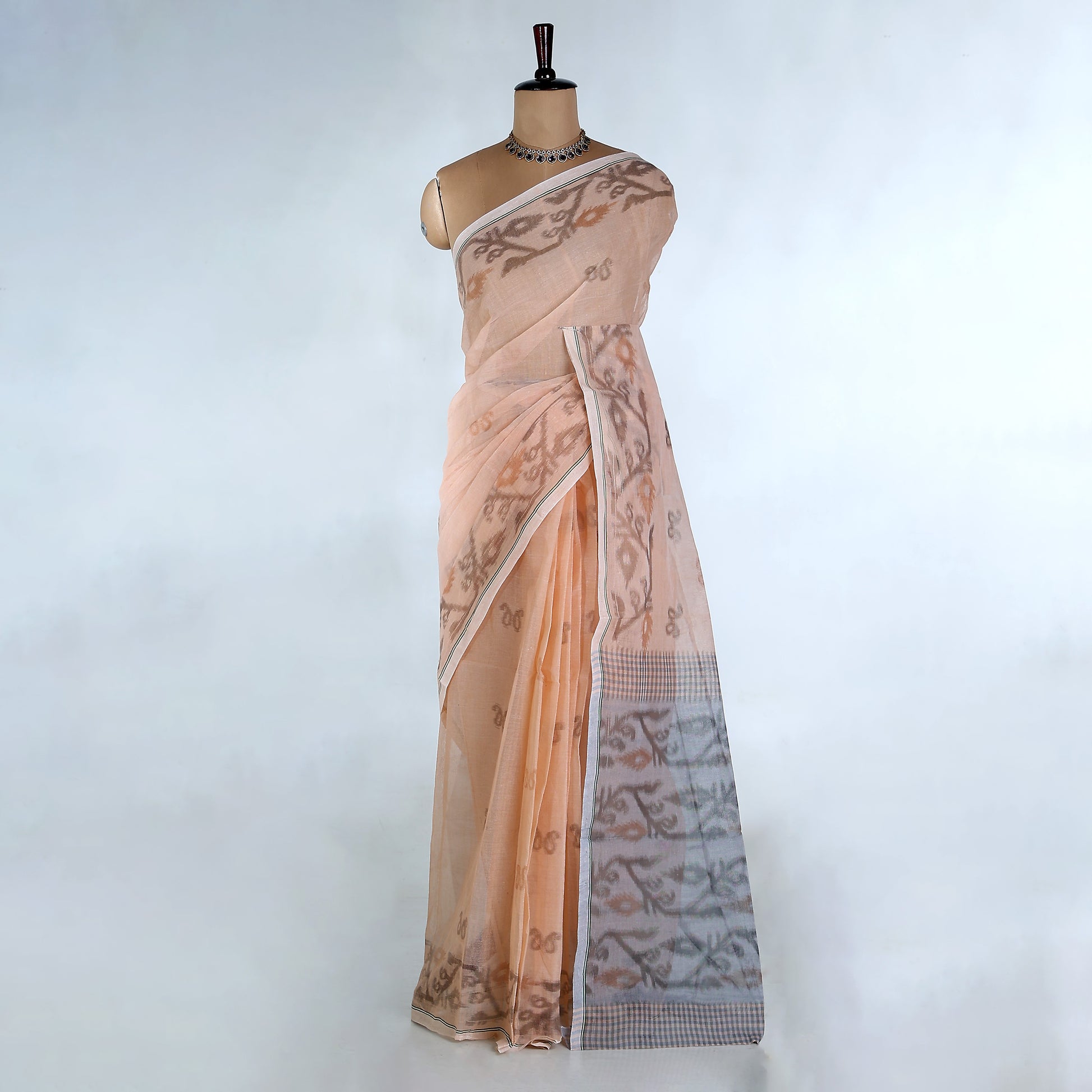 Bengal Cotton Saree For Women | Daily Office Wear Summer Collection | Jeyachandran - Full View
