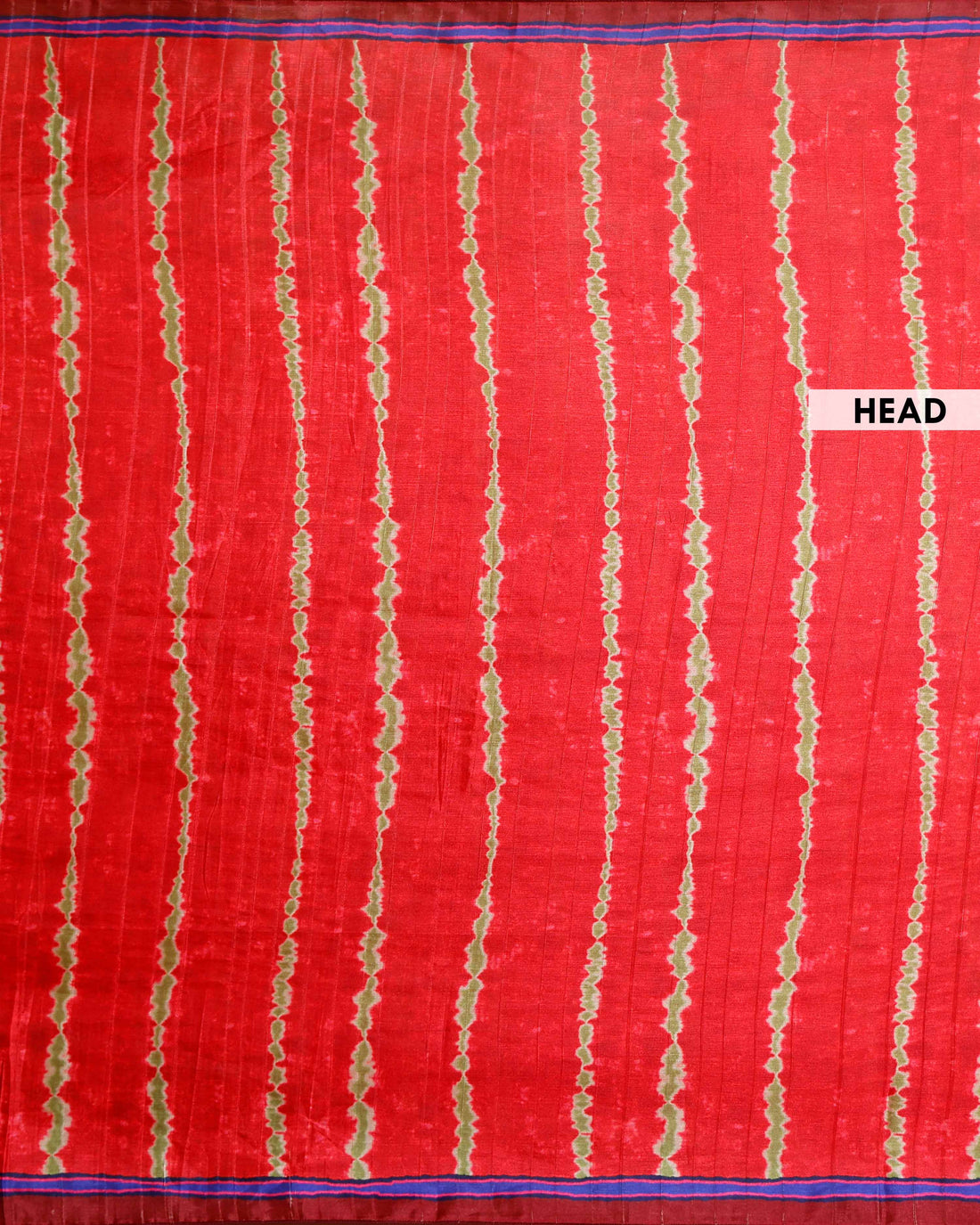 Elegant Semi Tussar Silk Saree with Intricate Floral Patterns and Textured Stripes - Red