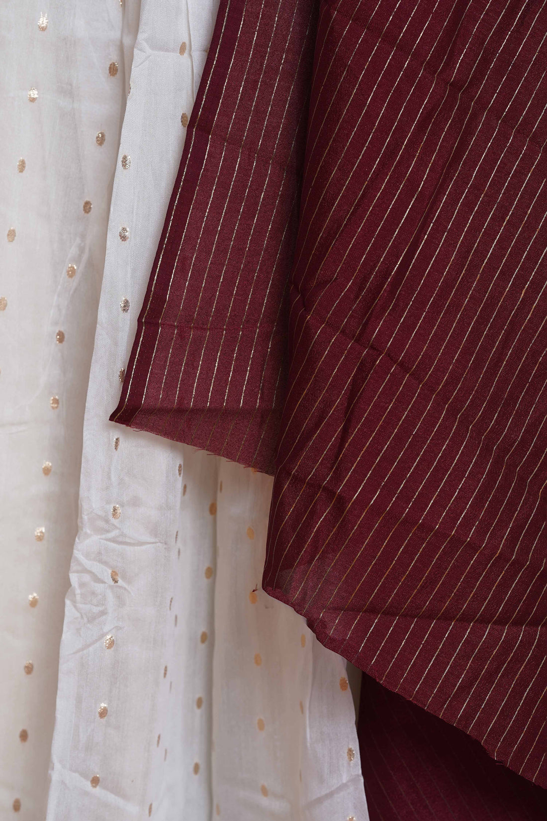 Modern Semi Stitched Half Saree Lehenga Material with Intricate Embellishments - Purple