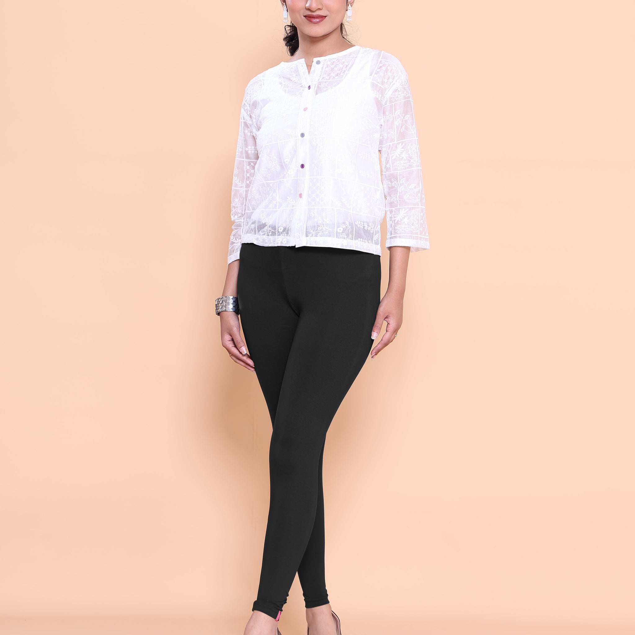 Black Color Leggings S Size