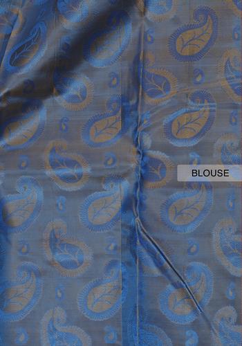 Blue Colour Niranjana Silk Saree