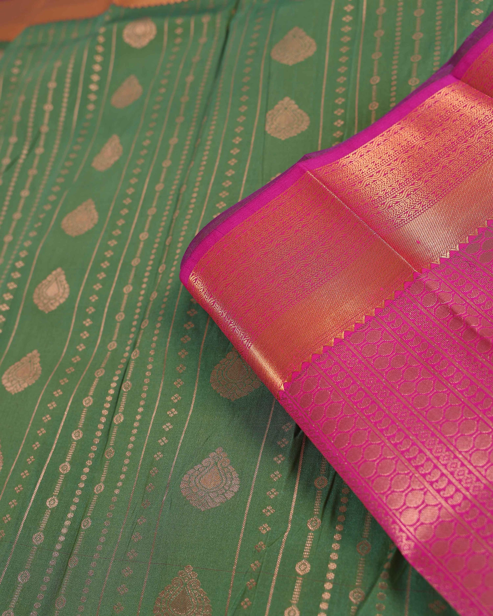 Buy_1_Get_2_Offer_Silk_Saree-dark_green