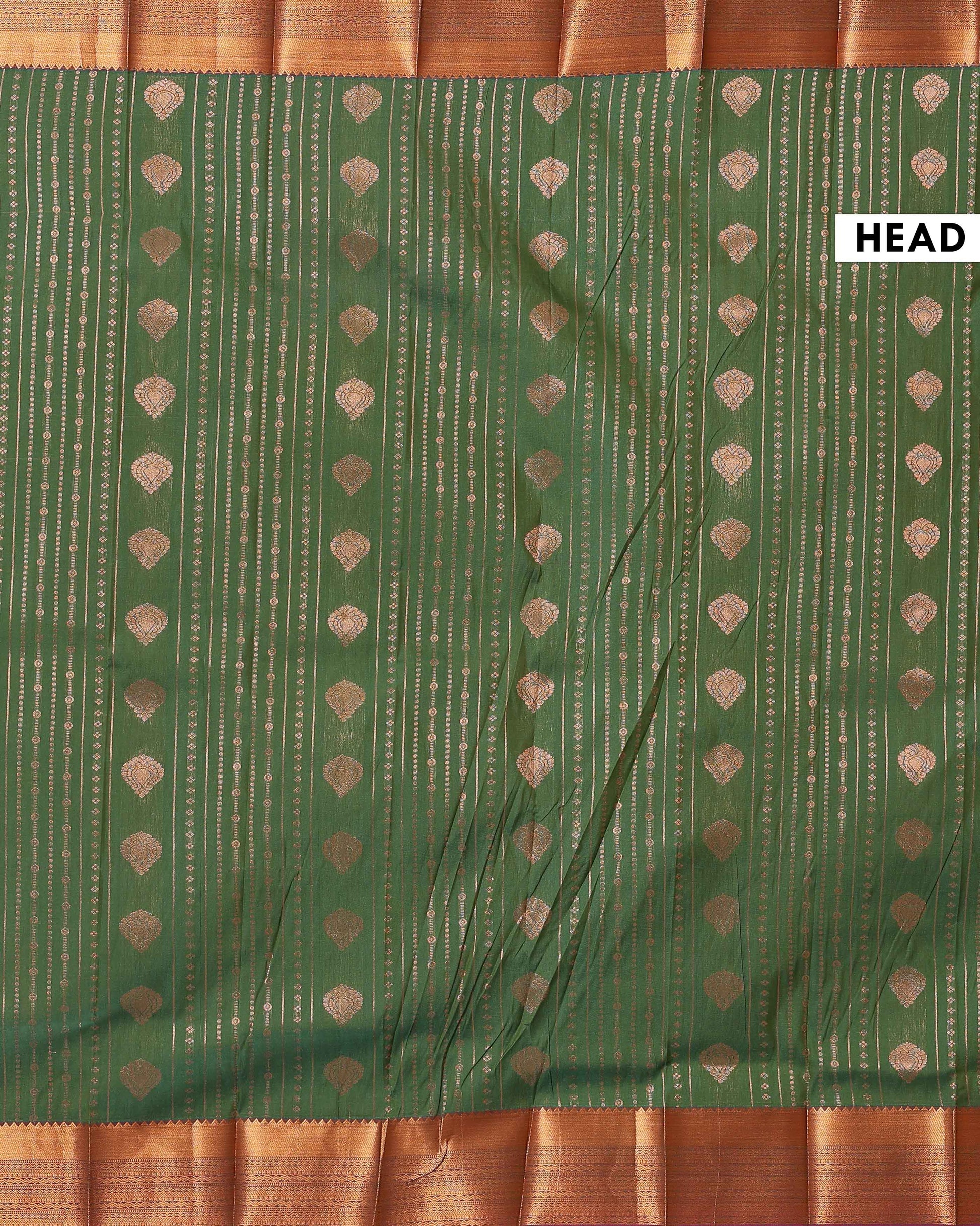 Buy_1_Get_2_Offer_Silk_Saree-dark_green