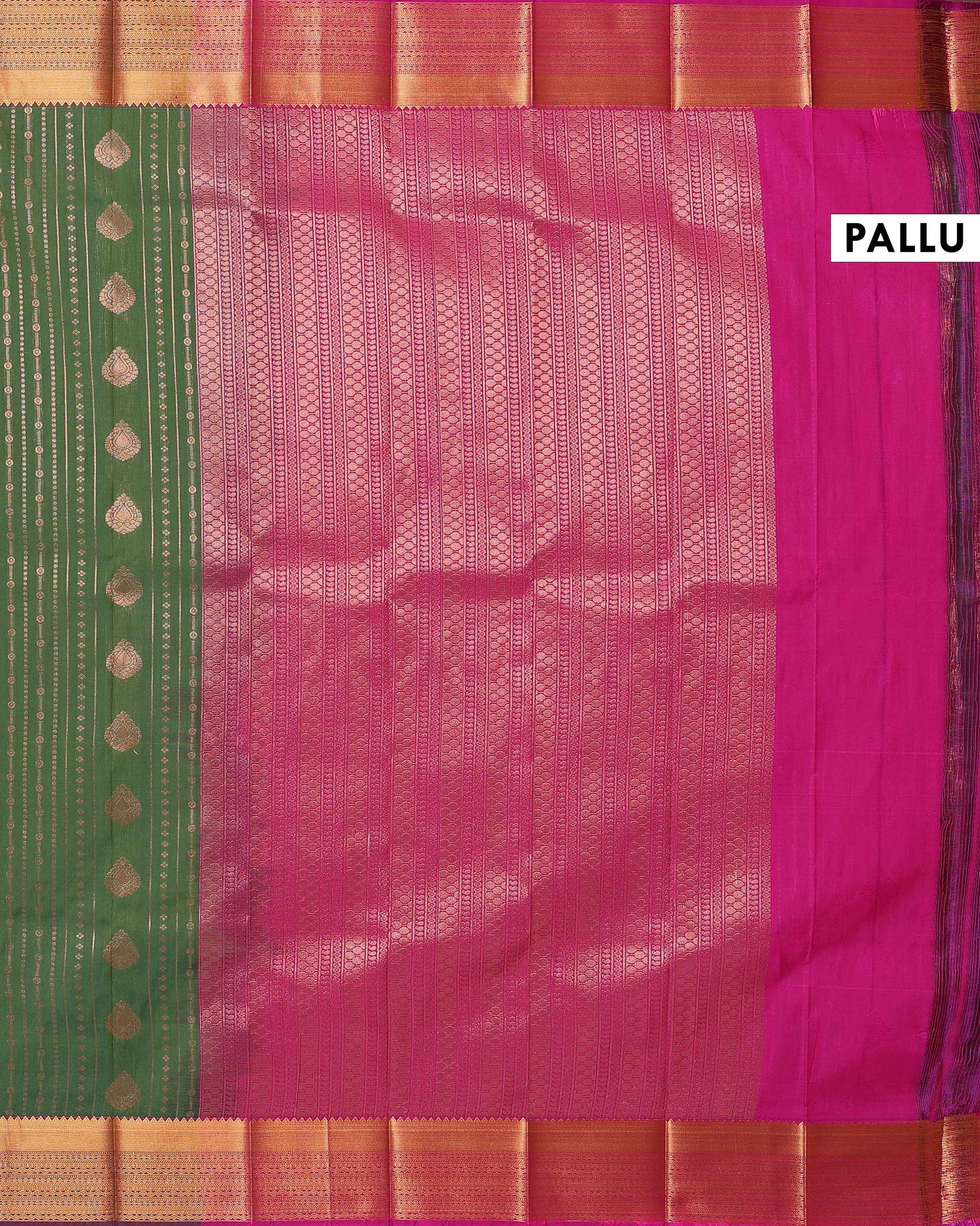 Buy_1_Get_2_Offer_Silk_Saree-dark_green