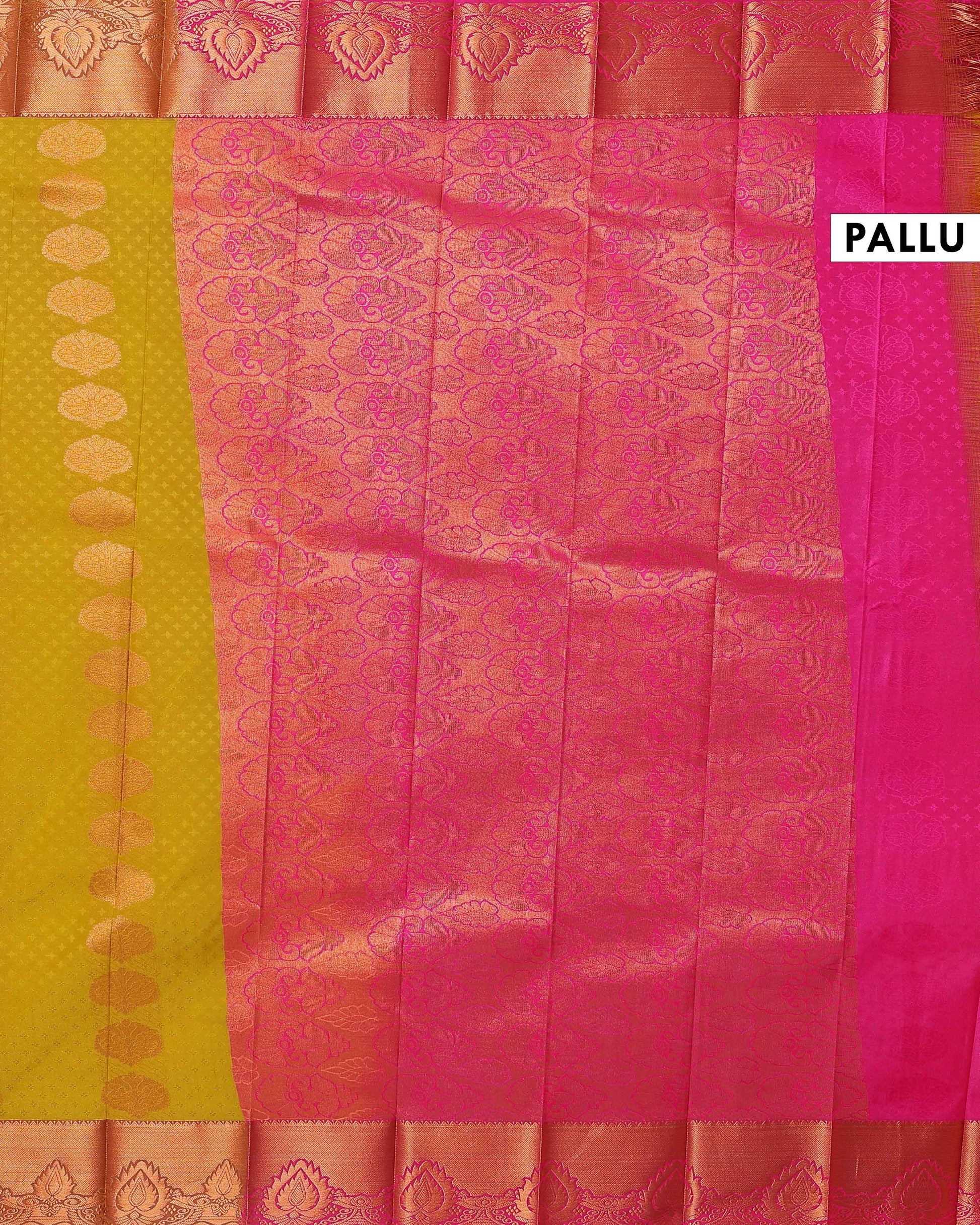 Buy 1 Get 2 Offer Silk Saree-yellow