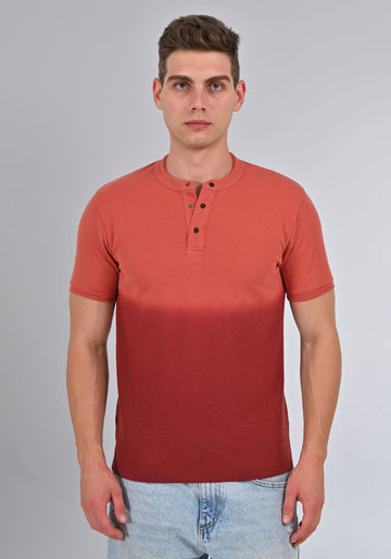 Nativebull Red Color Cotton Half Sleeve Round Neck Tshirt