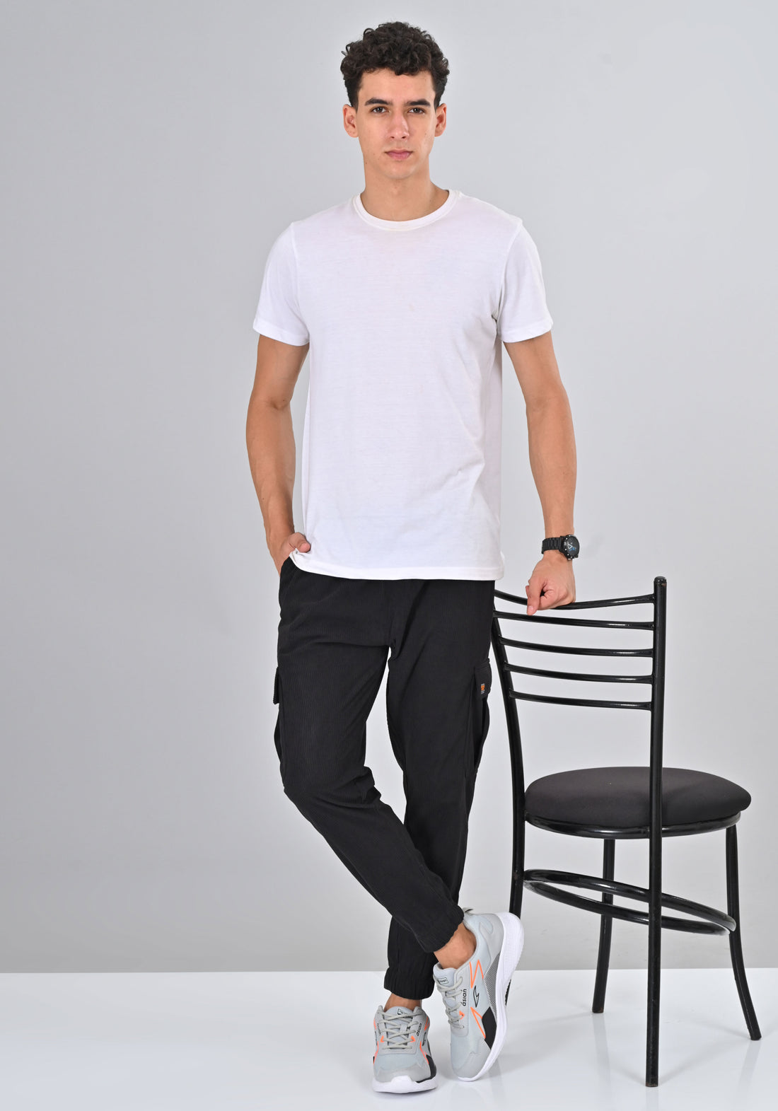 Black Colour Nativebull Men's Track Pant