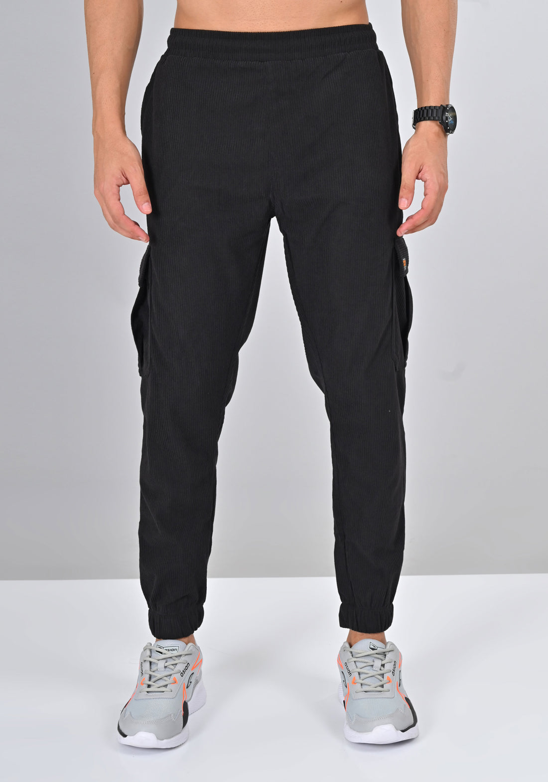 Black Colour Nativebull Men's Track Pant