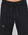 Nativebull Mens Slim Fit Black Cargo Pant Online Shopping
