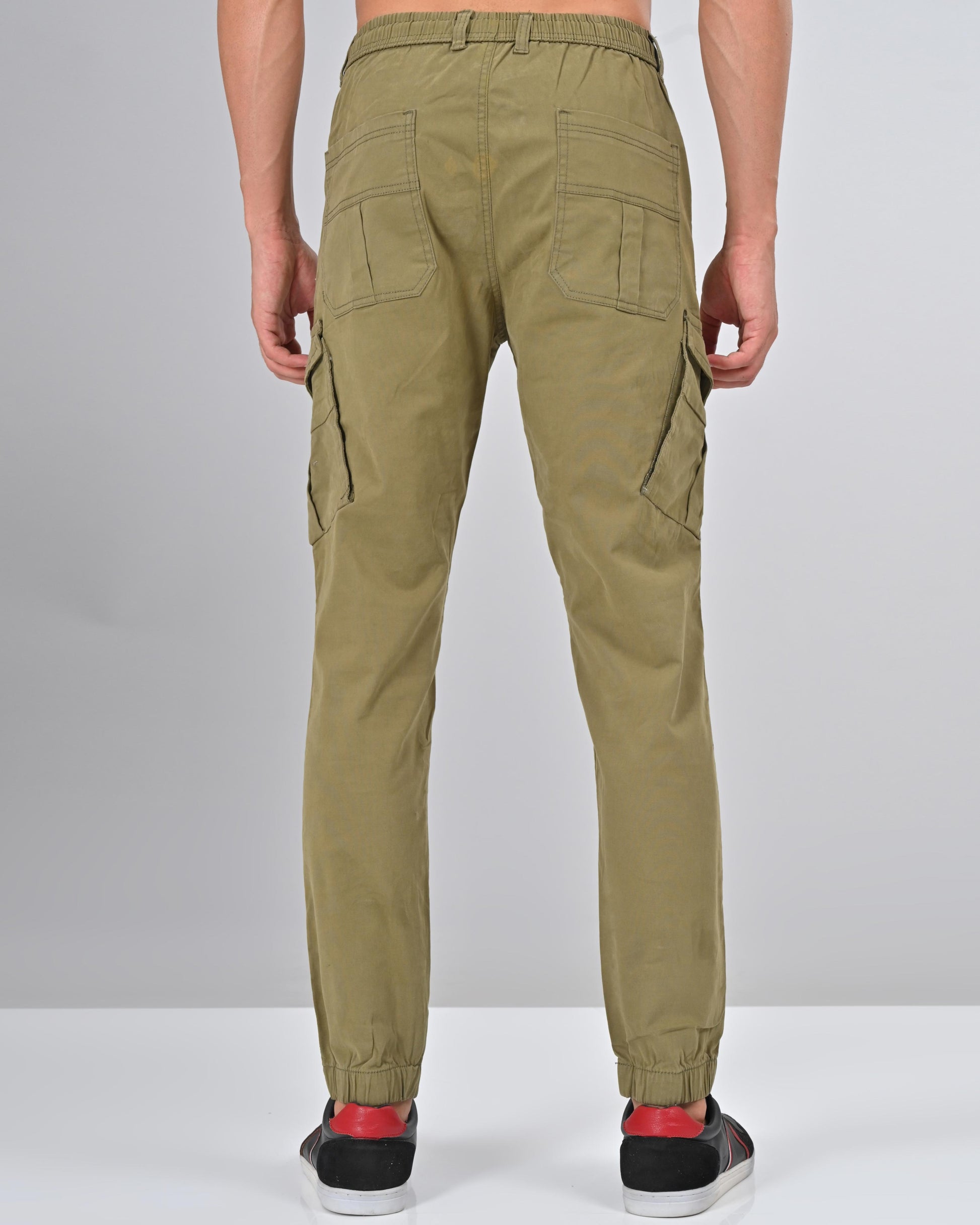 Buy Nativebull Mens Slim Fit Khaki Cargo Pant Online Shopping