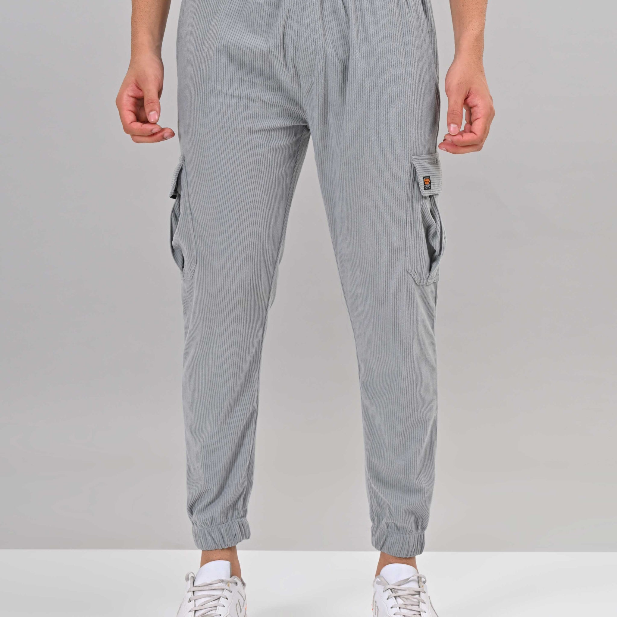 Light Grey Colour Nativebull Men's Track Pant