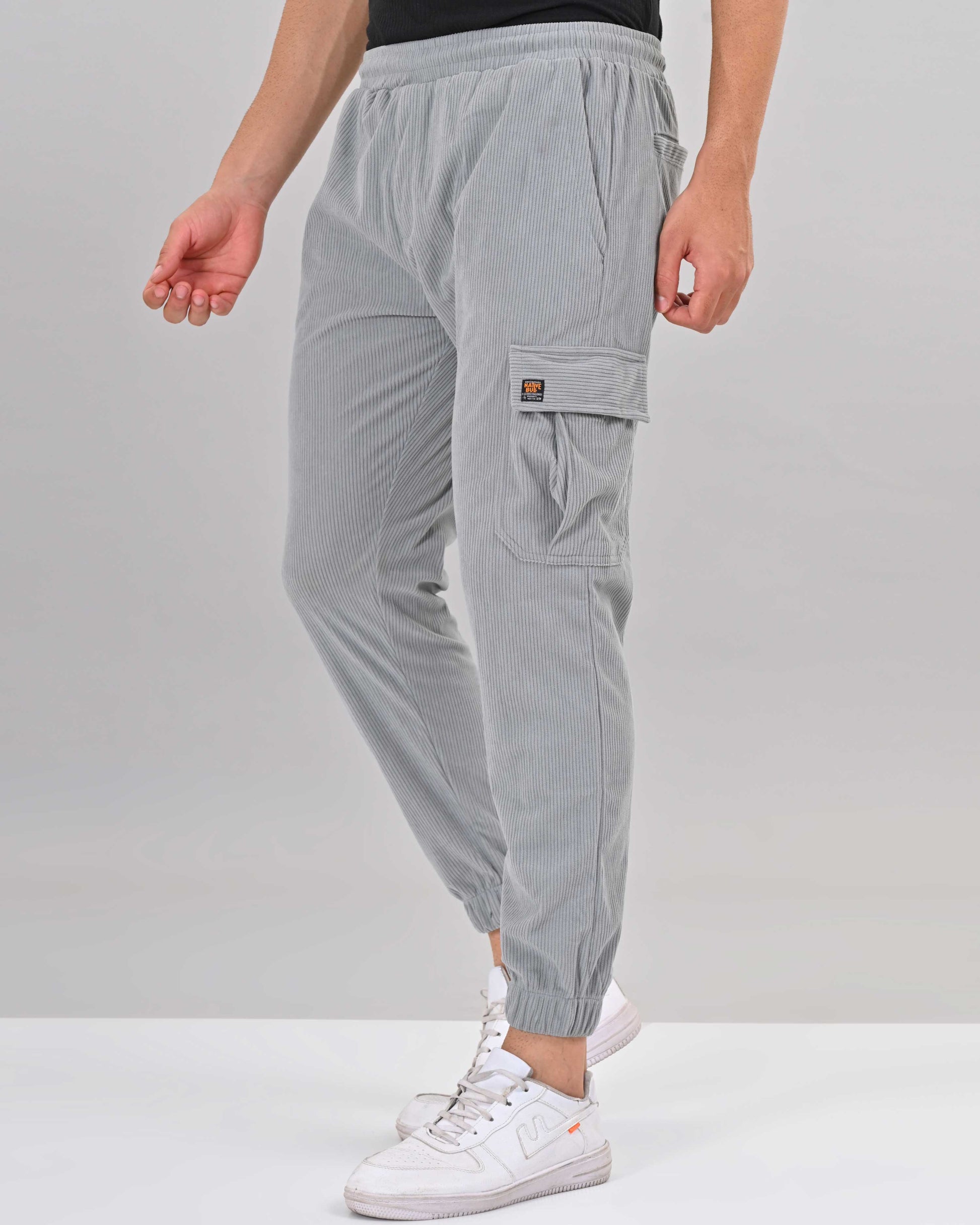 Buy Light Grey Colour Nativebull Men's Track Pant Online