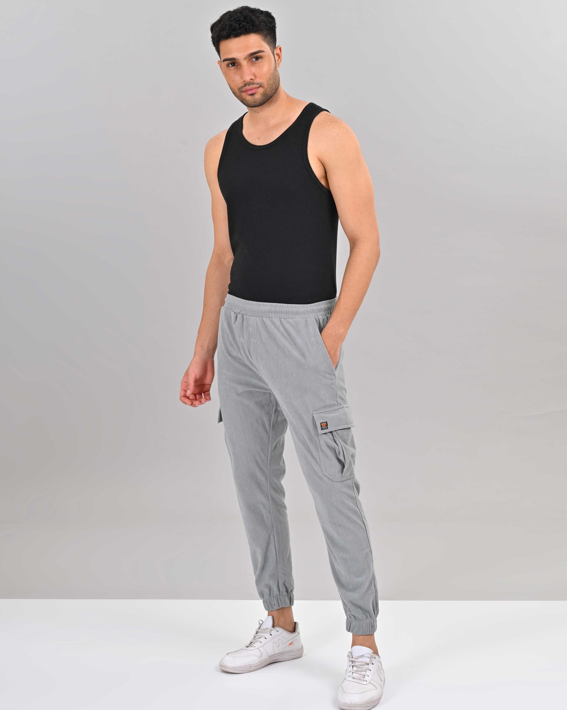 Order Light Grey Colour Nativebull Men's Track Pant Online