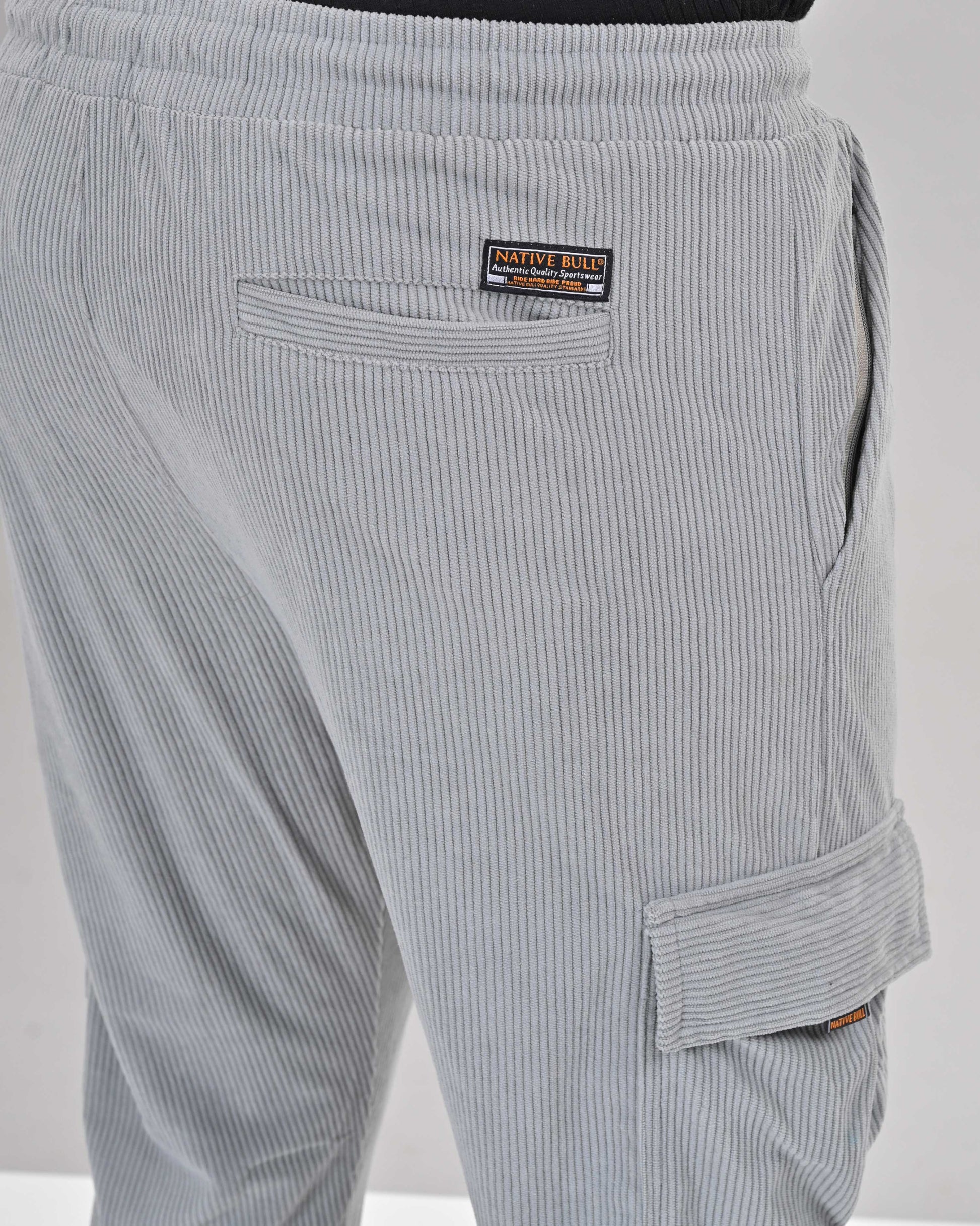 Buy Light Grey Colour Nativebull Men's Track Pant Online Shopping