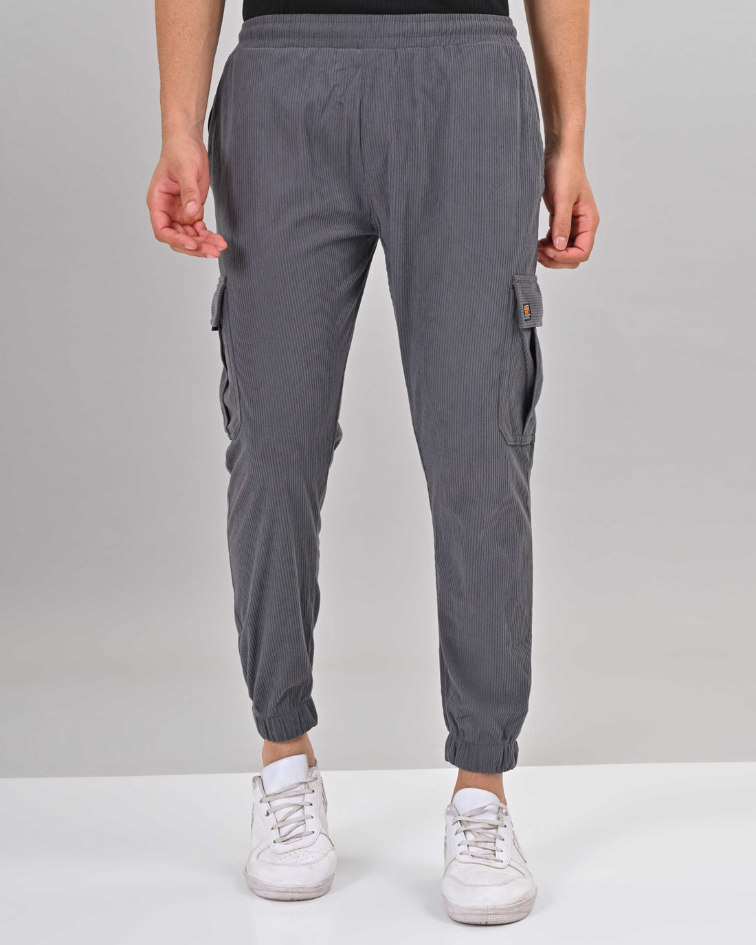 Dark Grey Colour Nativebull Men's Track Pant