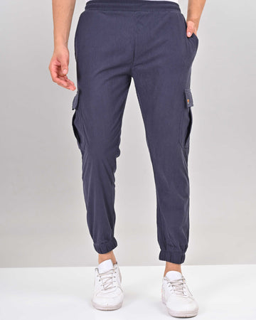 Greyish Blue Colour Nativebull Men's Track Pant
