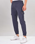 Buy Greyish Blue Colour Nativebull Men's Track Pant Online