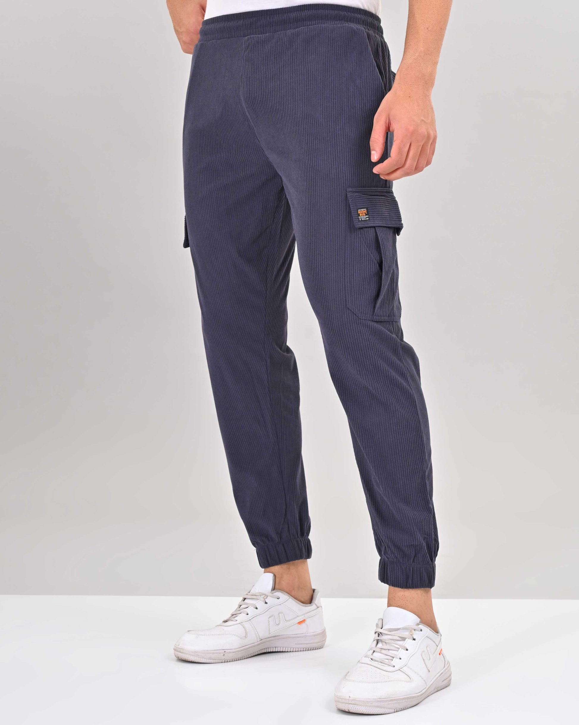 Buy Greyish Blue Colour Nativebull Men's Track Pant Online